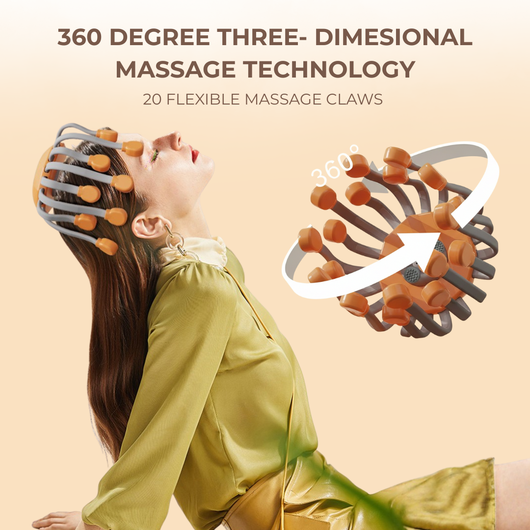 CalmFlow Ultimate Electric Scalp Massager