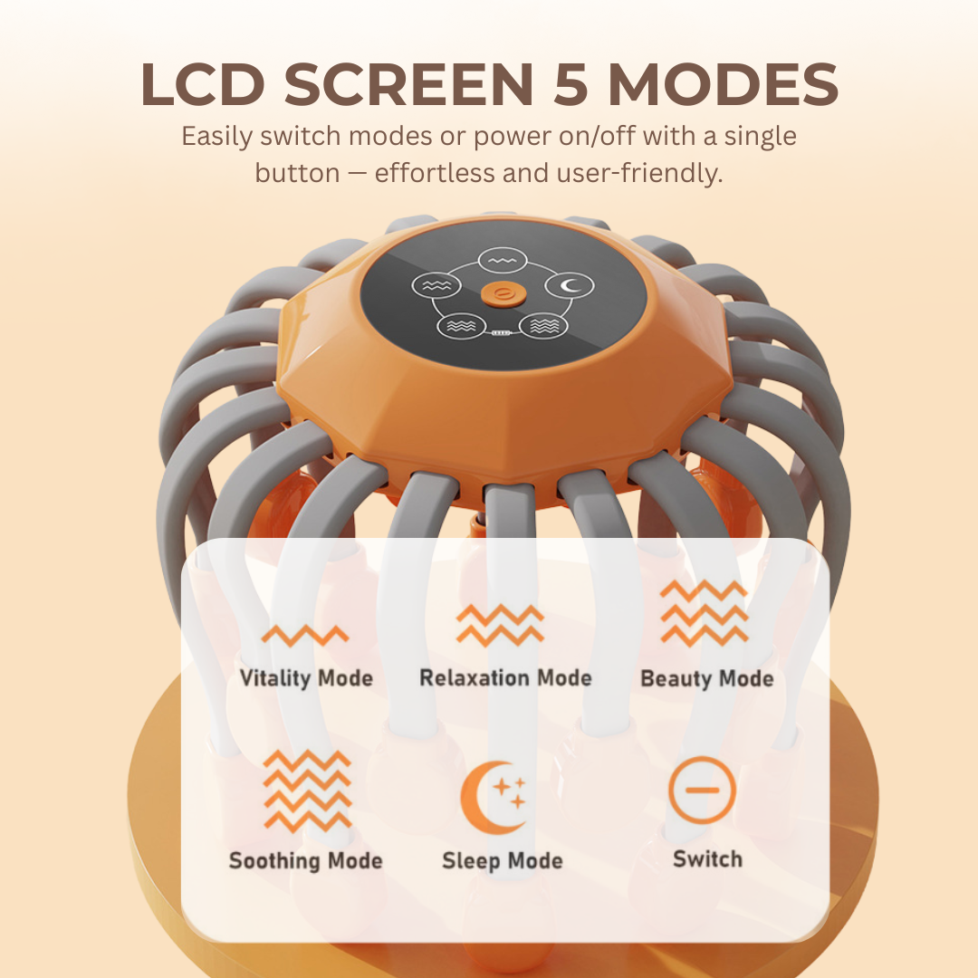 CalmFlow Ultimate Electric Scalp Massager