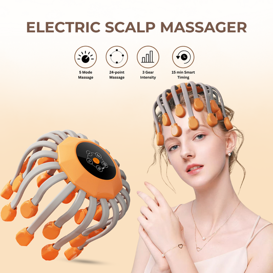 CalmFlow Ultimate Electric Scalp Massager