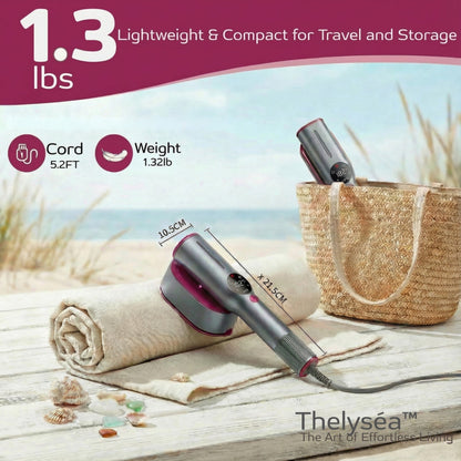 SteamerPro Portable 2-in-1 garment steamer and iron