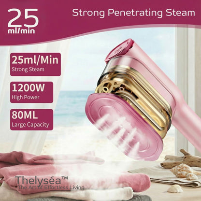 SteamerPro Portable 2-in-1 garment steamer and iron